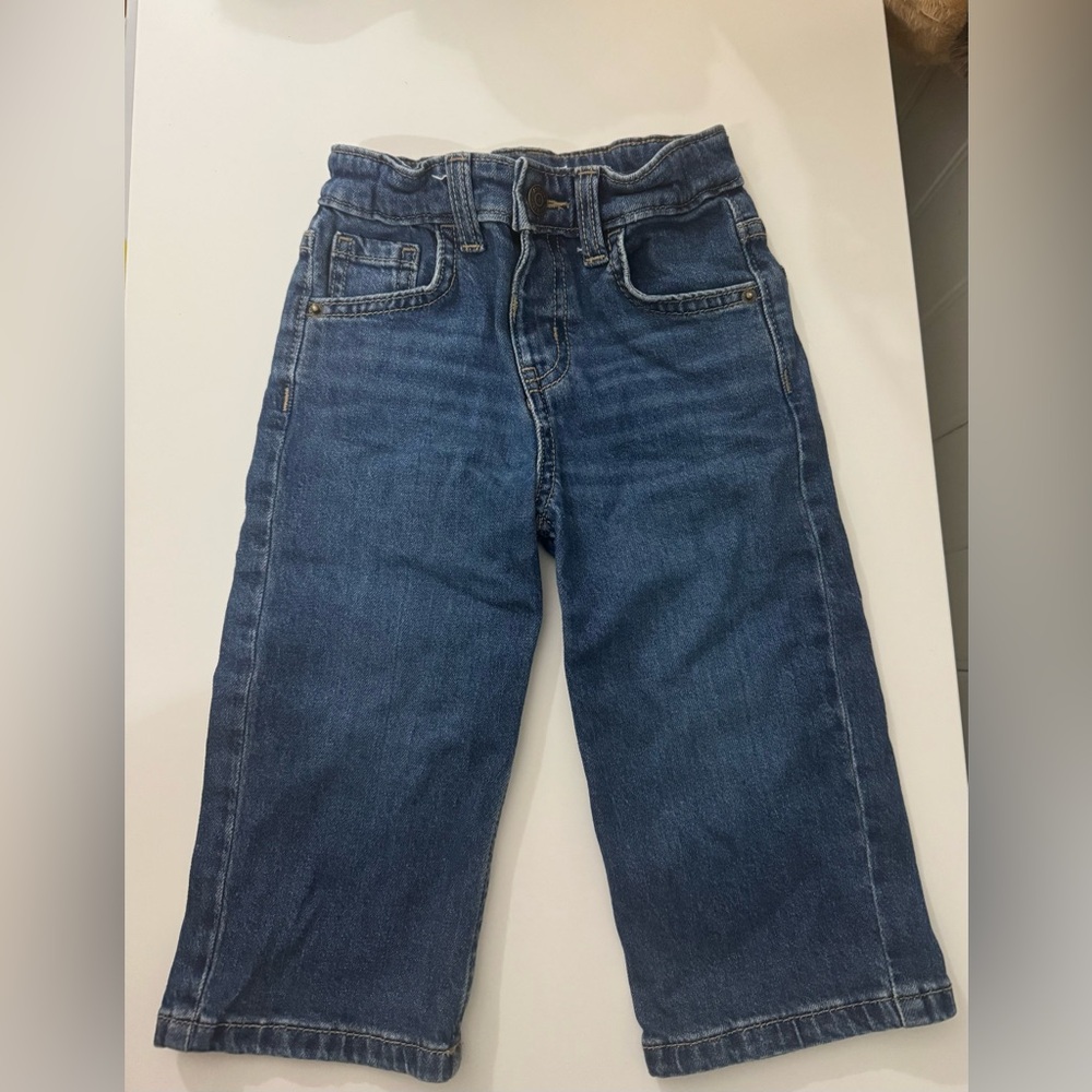 Cat & Jack Relaxed Straight Blue Jeans